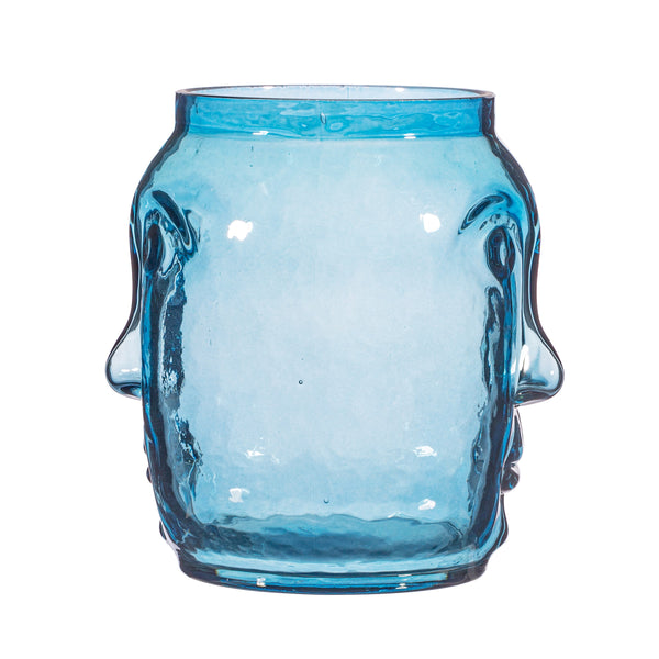 Blue Face Vase