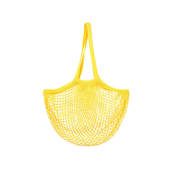 Yellow String Shopper Bag