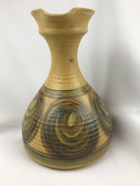 Vintage Alvingham Lincolnshire Earthenware Studio Pottery Wine Jug