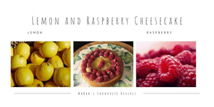 Lemon and Raspberry Cheesecake