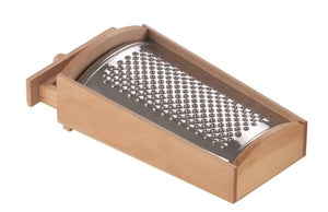 Cheese Grater - Beechwood & Stainless Steel